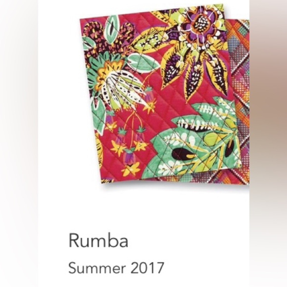 Vera Bradley Rumba Print Lighten Up Drawstring Family Tote Beach Bag - Picture 11 of 11